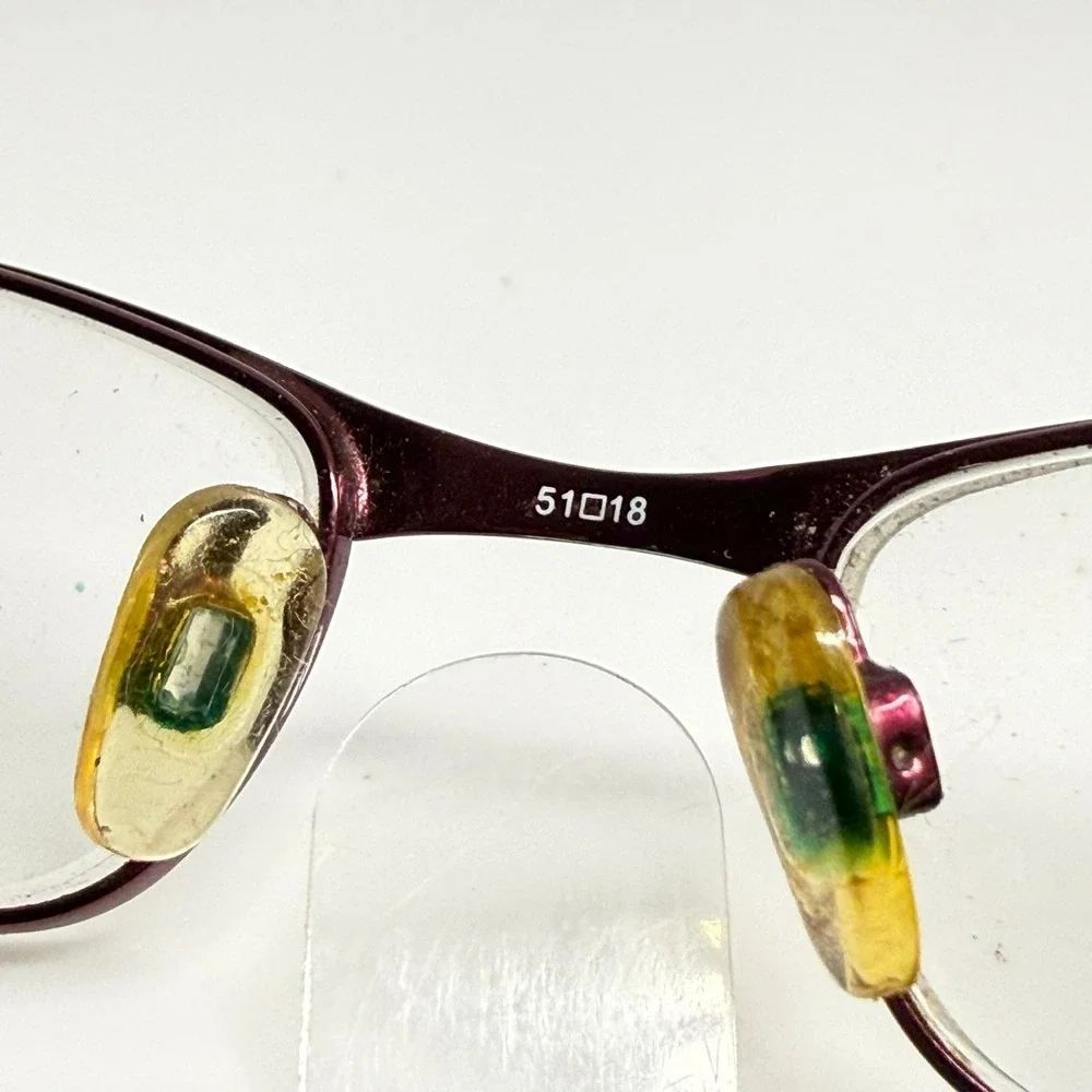 Genesis Altair G5002 Plum Purple Rectangular Eyeglass Frames 51-18-130